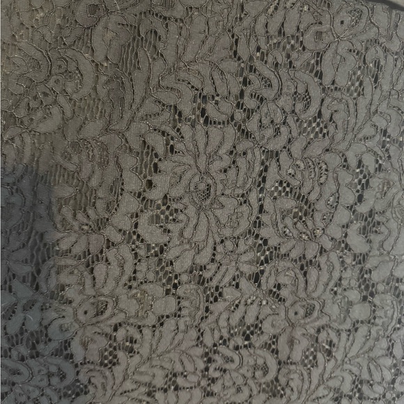 NWT  J. Jill Black Ponte Knit Top w/ Lace Accents  PLUS SIZE: 3X       #6 - Picture 7 of 12